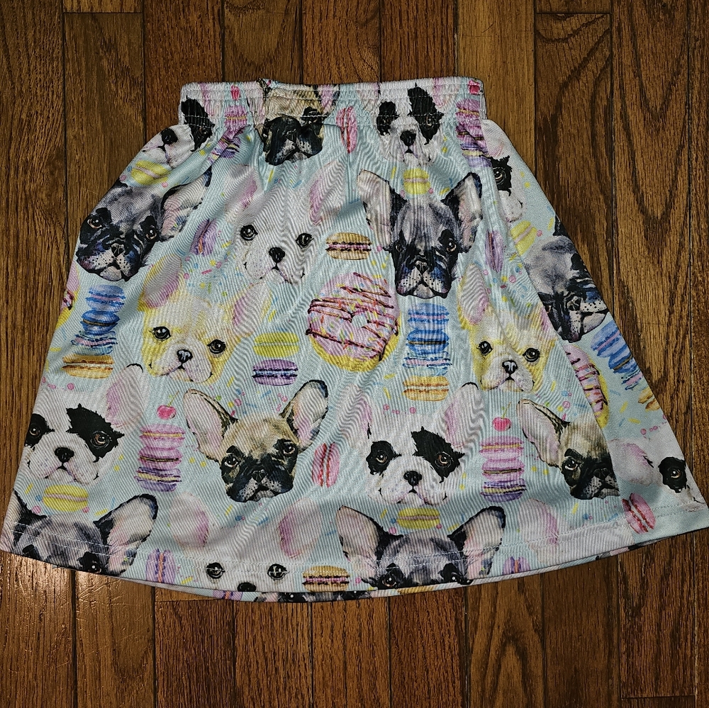 Girl's Monday's Child Scotty Dog Skirt & Urban Smalls French Bulldog Skirt Sz 8 - Picture 5 of 7